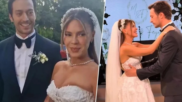 Feyyaz Şerifoğlu ve Merve Dinçkol evlendi - Resim : 2