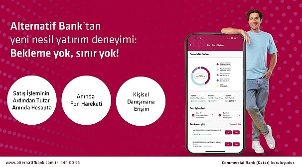 Alternatif Bank, yatırım fonlarına dair kullanıcı deneyimini yeniledi