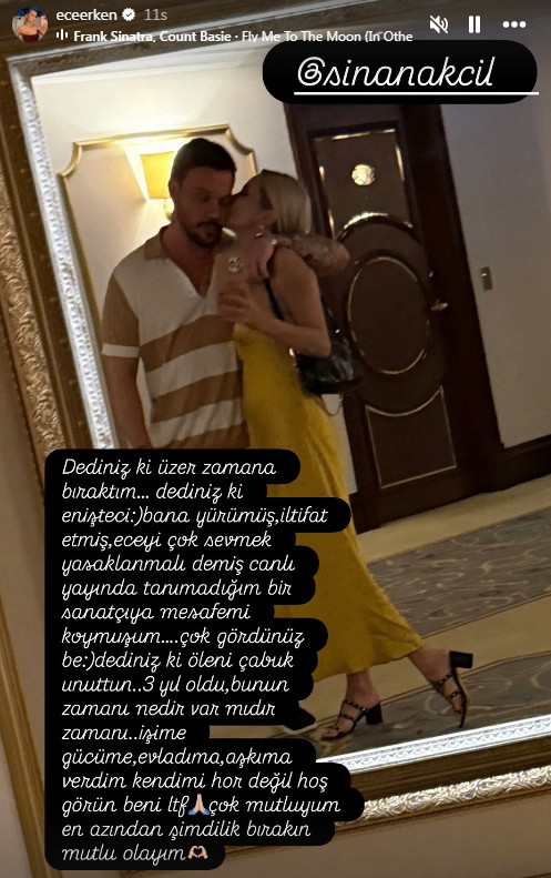 Ece Erken'den Sinan Akçıl itirafı: "Dediniz ki enişteci... Bırakın mutlu olayım" - Resim : 2