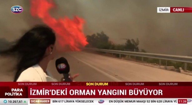 İzmir - Çeşme otoyolu yanıyor! - Resim : 2