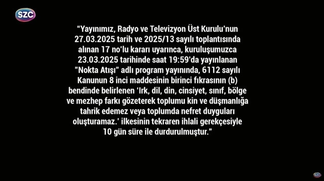 Sözcü TV yayını 10 gün durduruldu - Resim : 2