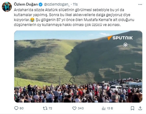 Milat Gazetesi Ankara Temsilcisi'nden skandal Atatürk paylaşımı! - Resim : 2