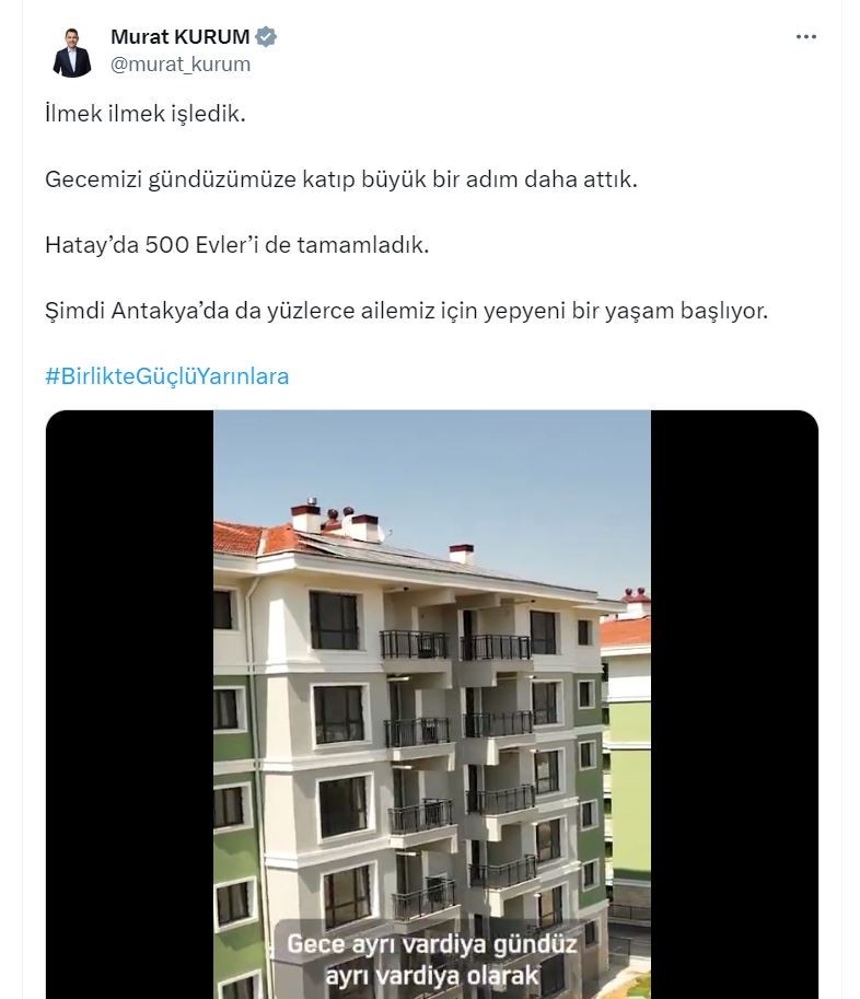 Bakan Kurum: 