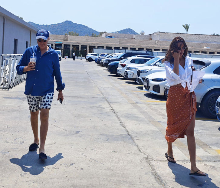 Güzide Duran ve Fikret Orman soluğu Bodrum'da aldı