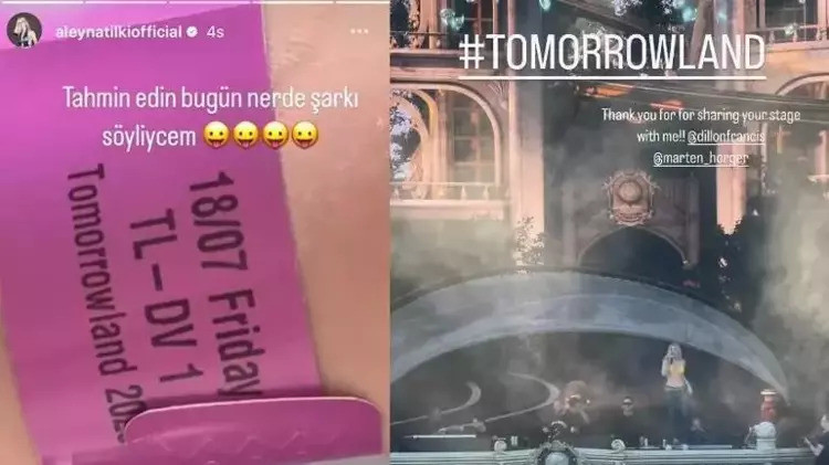 Aleyna Tilki'den Tomorrowland'de konser sürprizi