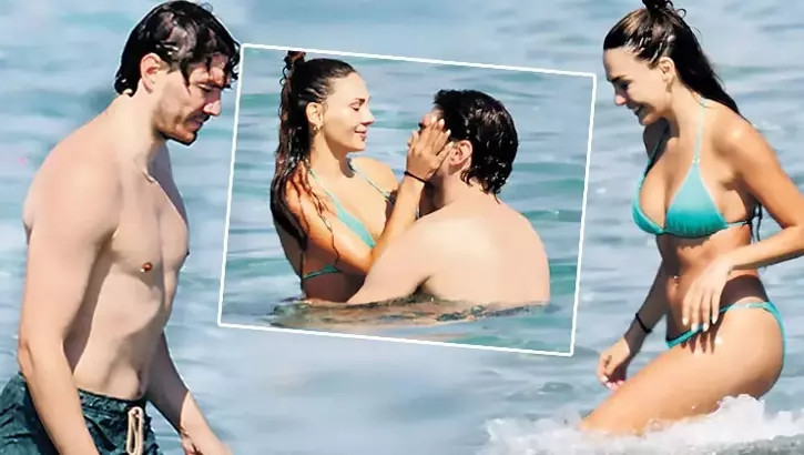 Ebru Şahin ve Cedi Osman'ın tercihi yine Çeşme oldu