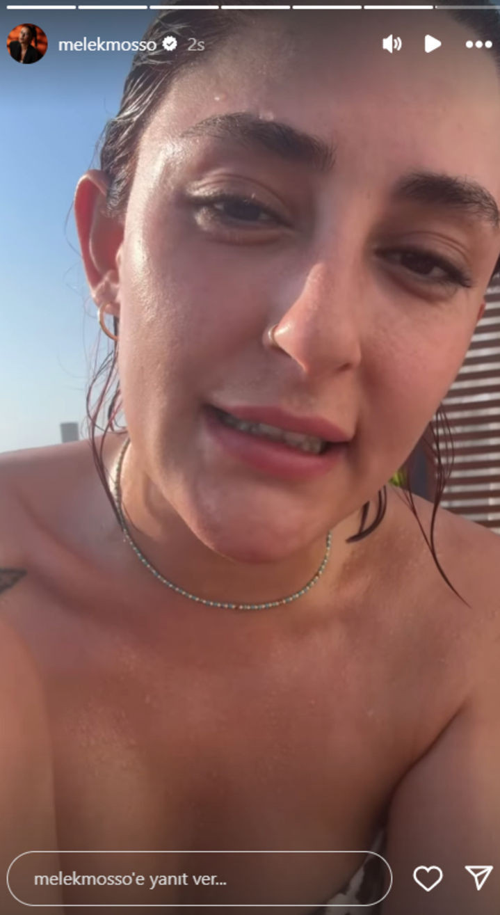 Melek Mosso, Kıbrıs tatilinde kaza geçirdi