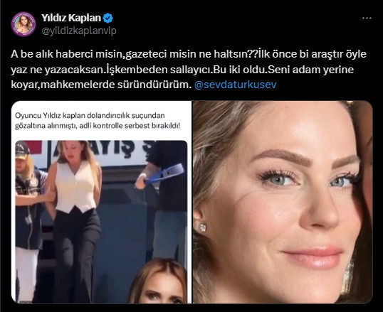 Yıldız Kaplan'dan Sevda Türküsev'e sert yanıt - Resim : 2
