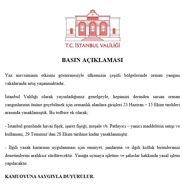 İstanbul ve Yalova’da havai fişek kullanımı yasaklandı - Resim : 2