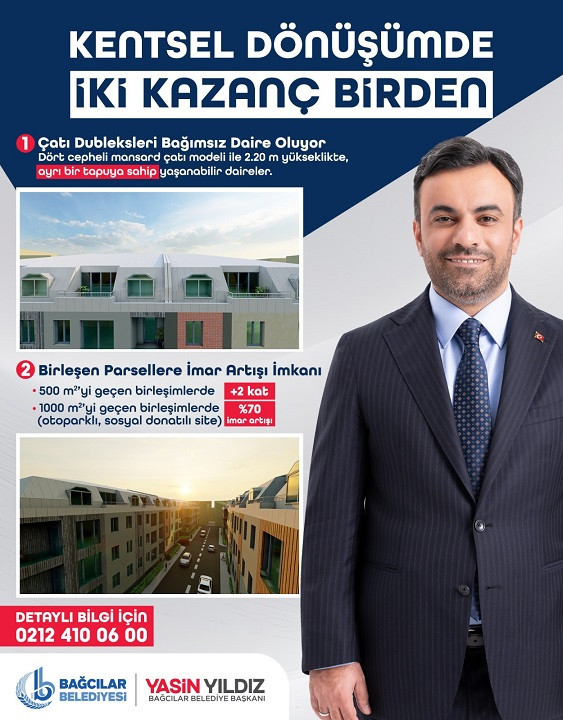 Bağcılar Belediyesi, yeni kat müjdesi verdiğini duyurdu