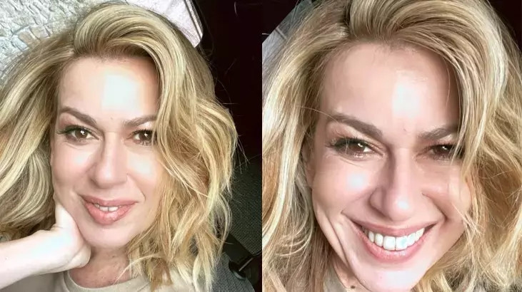 İpek Tuzcuoğlu yeni projesi için sarışın oldu - Resim : 2