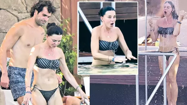 Hande Ataizi ve sevgilisi tatile doyamıyor