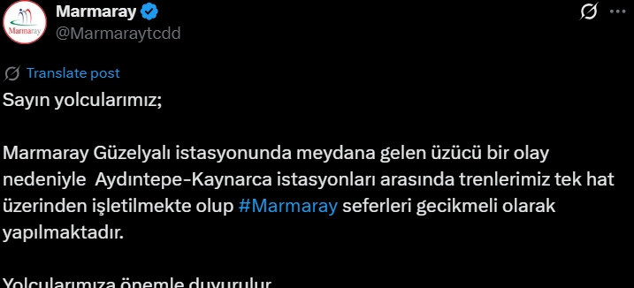 Marmaray'da bir saat arayla iki intihar! Seferler durduruldu! - Resim : 2