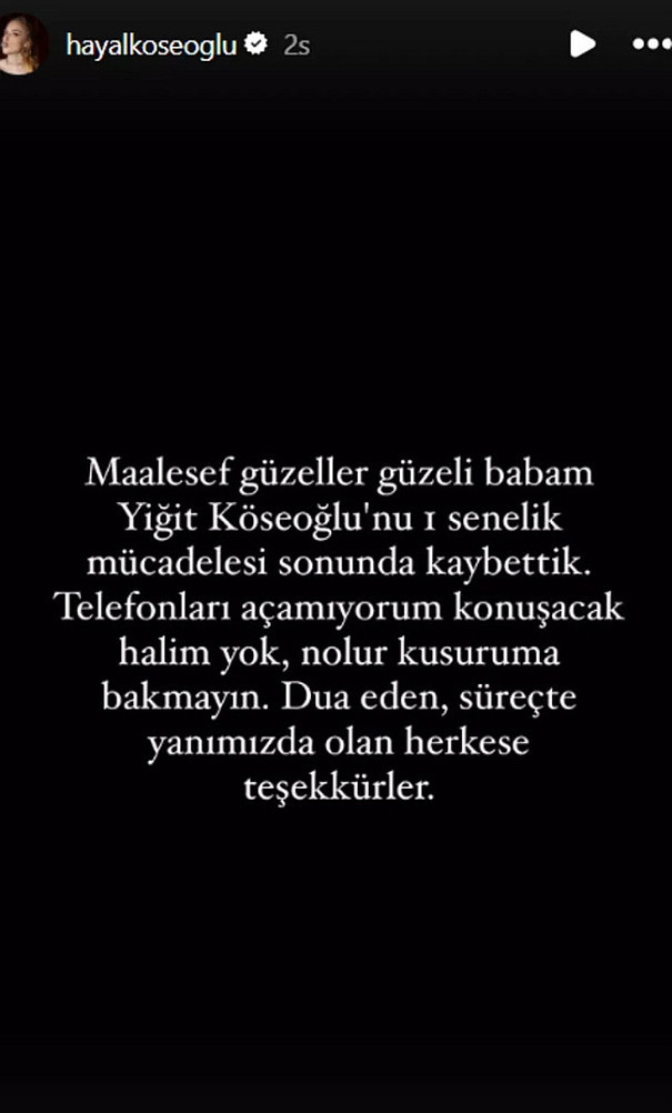 Hayal Köseoğlu baba acısıyla sarsıldı - Resim : 2