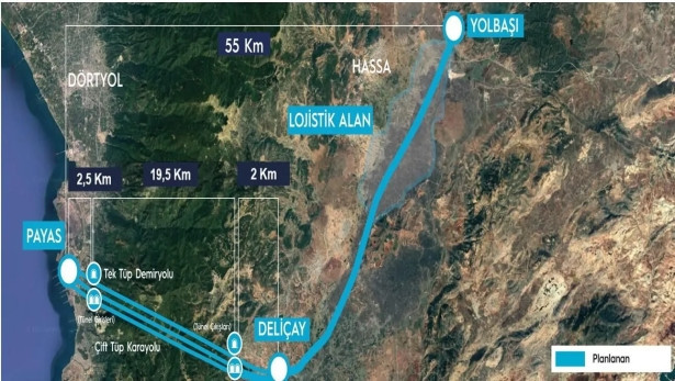 Gaziantep’i İskenderun’a bağlayacak kara ve demiryolu tünelleri için dev yurt dışı finansmanı hazır - Resim : 4
