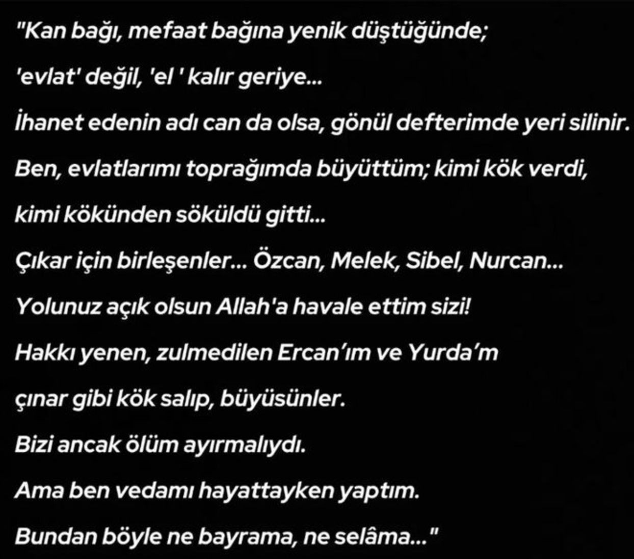 Kadriye Deniz, oğlu Özcan Deniz'den vazgeçti: "Bundan böyle ne bayrama, ne selâma"