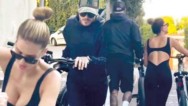 Mauro Icardi ve sevgilisi İstanbul'un tadını çıkarıyor