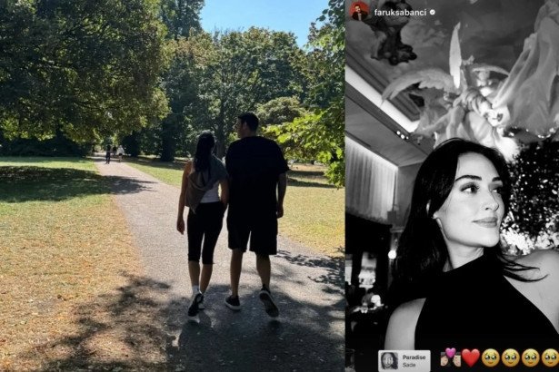 Esra Bilgiç yeni yaşını Faruk Sabancı ile Milano'da kutladı