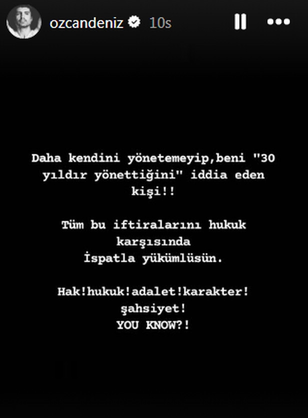 Özcan Deniz'den ağabeyi Ercan Deniz'in şoke eden 'DNA' iddiasına yanıt - Resim : 3