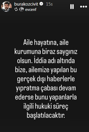 Fahriye Evcen ve Burak Özçivit'ten "şiddetli kavga" iddiasına sert tepki - Resim : 3