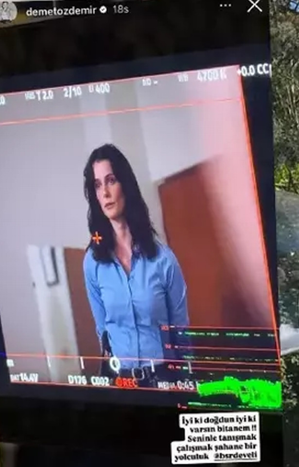 Demet Özdemir rol arkadaşı Büşra Develi'nin doğum gününü unutmadı