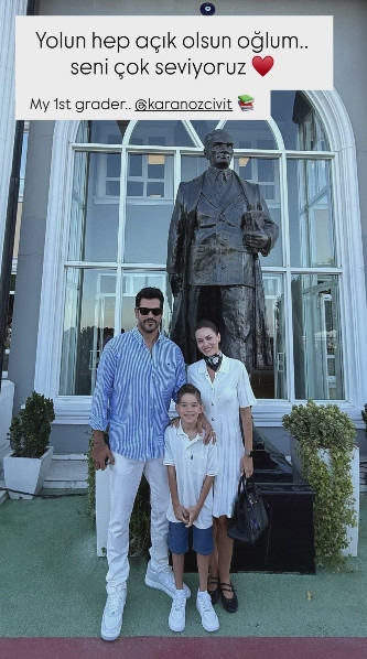 Fahriye Evcen ve Burak Özçivit: "Yolun hep açık olsun oğlum" - Resim : 3