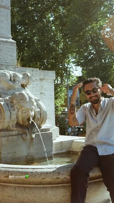 Alina Boz ve Umut Evirgen Roma'da aşka geldi - Resim : 2