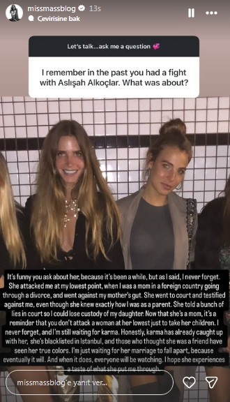 Elisabeth Mas'tan Tuba Ünsal ve Aslışah Alkoçlar’a ağır sözler