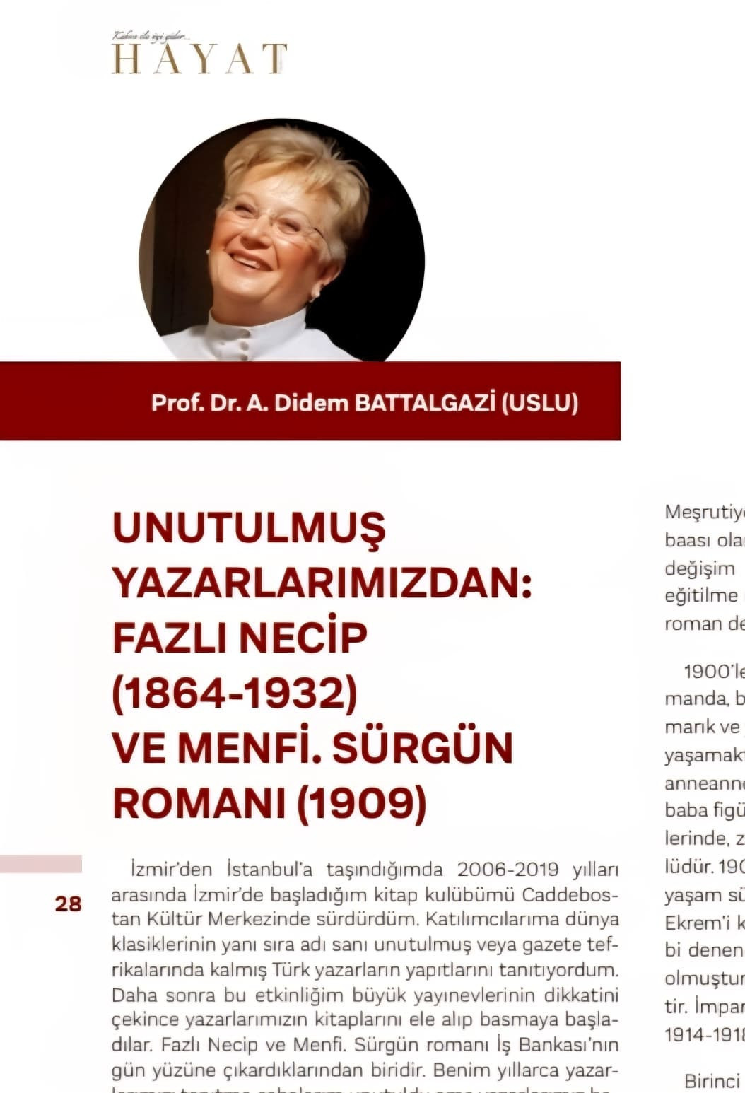 'Hayat Dergisi' Eylül sayısıyla okurlarıyla buluştu - Resim : 10