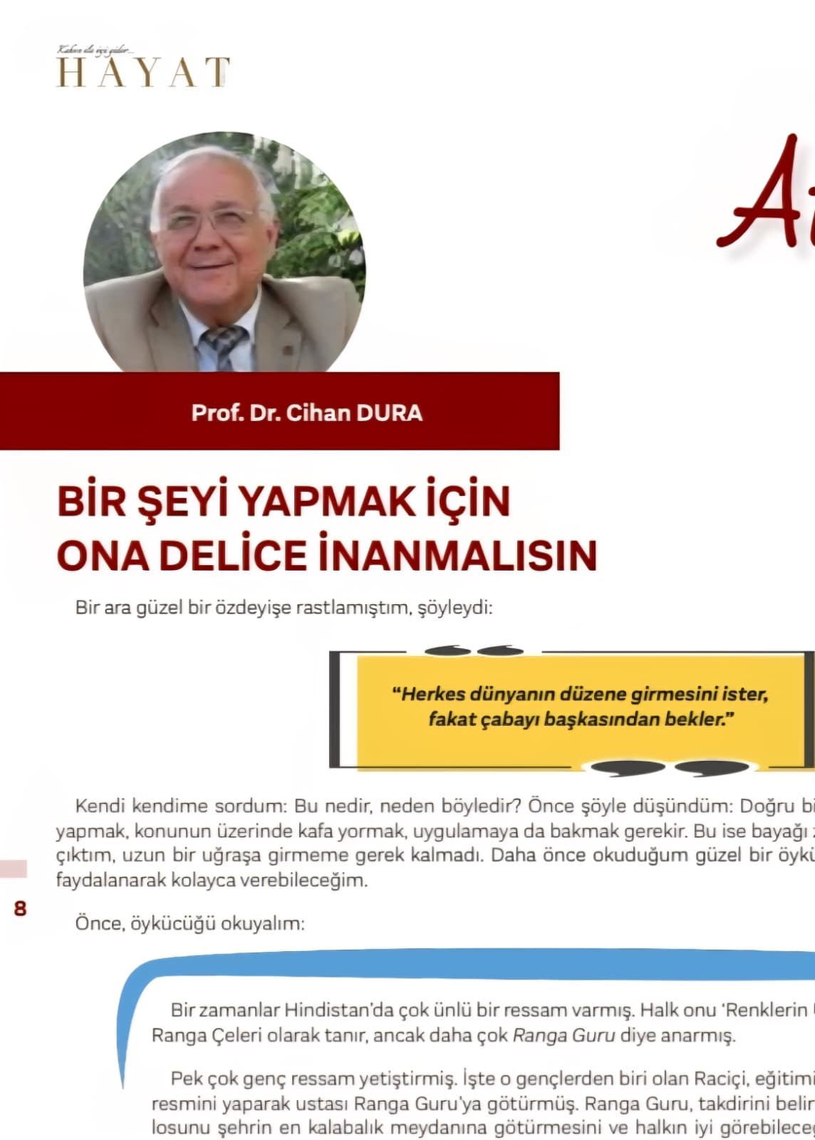 'Hayat Dergisi' Eylül sayısıyla okurlarıyla buluştu - Resim : 5