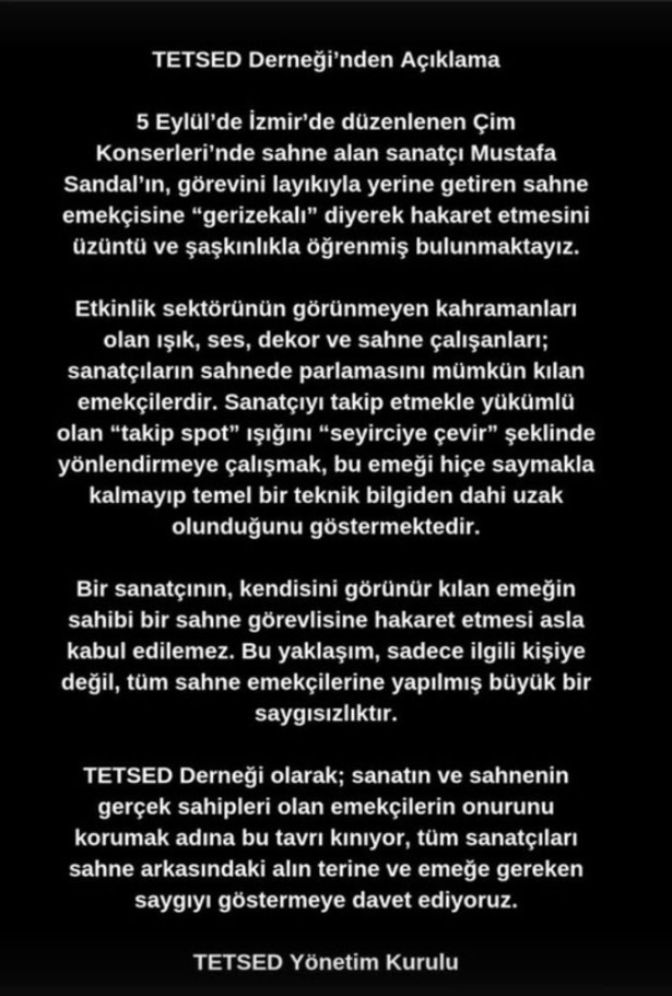 Mustafa Sandal'dan sahnede çirkin sözler: "Geri zekalı mısın?"