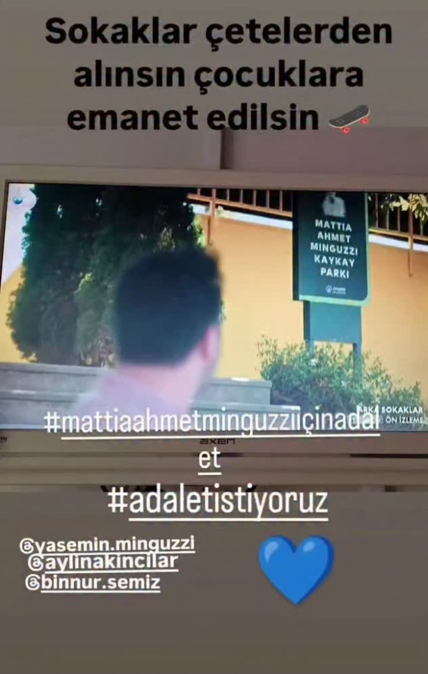 Arka Sokaklar, Ahmet Minguzzi'yi unutmadı