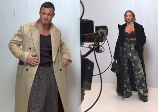 Hadise ve Kerem Bürsin Milano Moda Haftası'nda