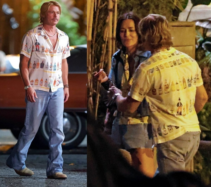 Brad Pitt yeni film imajıyla görüntülendi