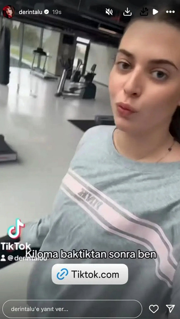 Derin Talu fazla kilolarıyla gündeme geldi