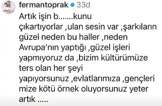 Ferman Toprak'tan Edis'e sert eleştiri: "Neden bu haller?" - Resim : 3