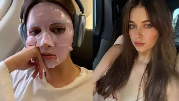 Afra Saraçoğlu uçak yolculuğunda şaşırttı