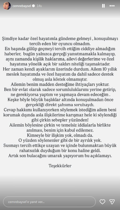 Cemre Baysel'den aşk dedikodusuna net yanıt - Resim : 3