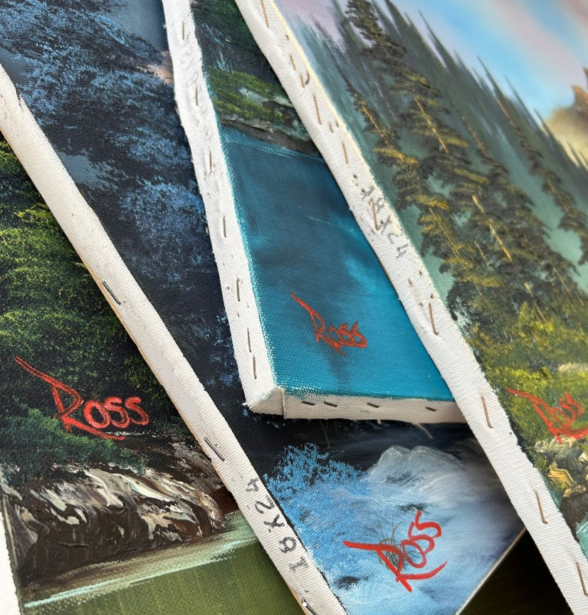 Bob Ross’un tabloları kamu televizyonlarına destek için satışa çıkıyor