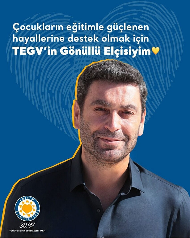 Ozan Akbaba’dan Türkiye Eğitim Gönüllüleri Vakfı’nın gönüllü elçisi oldu