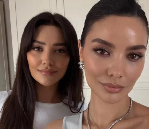 Estetik iddiaları sonrası ikizinin fotoğrafını paylaştı