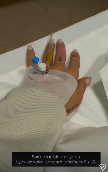 İrem Derici hastanelik oldu