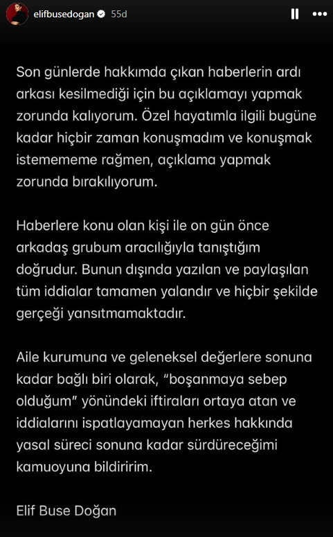 Elif Buse Doğan'dan hakkındaki iddialara sert yanıt - Resim : 2