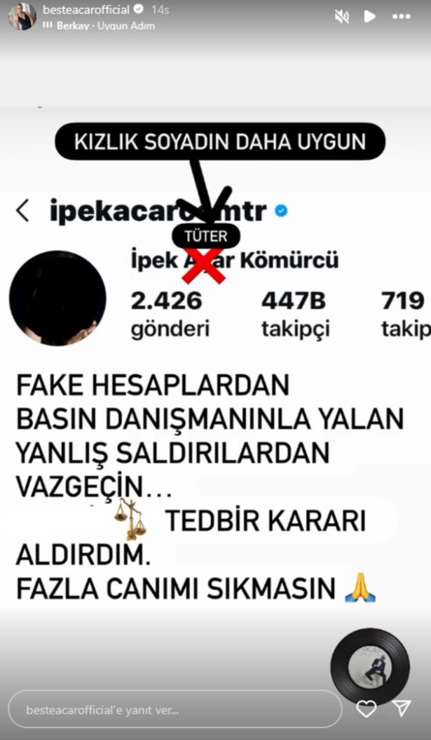 Beste Açar'dan, İpek Açar Kömürcü'ye 'kızlık soyadı' hatırlatması - Resim : 3