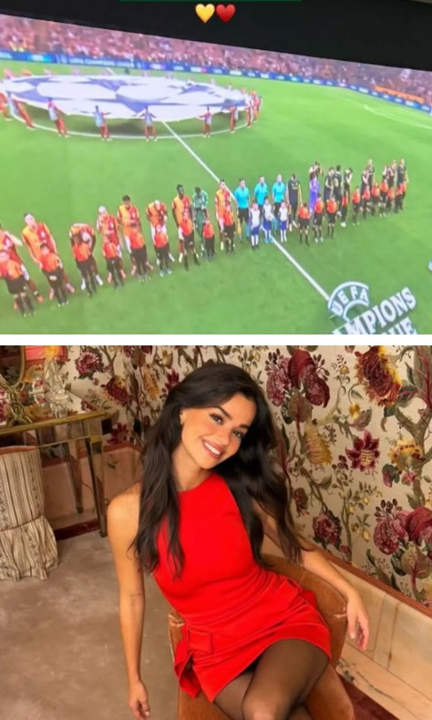 Kerem Bürsin, Galatasaray maçını yeni aşkıyla mı izledi?