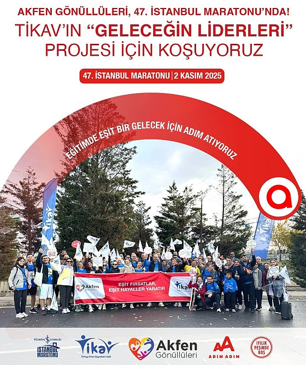 Akfen Gönüllüleri, İstanbul Maratonu'nda 'Geleceğin Liderleri' projesi için koşacak