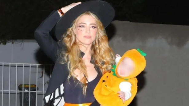 Amber Heard üç çocuğunun babasını sır gibi saklıyor