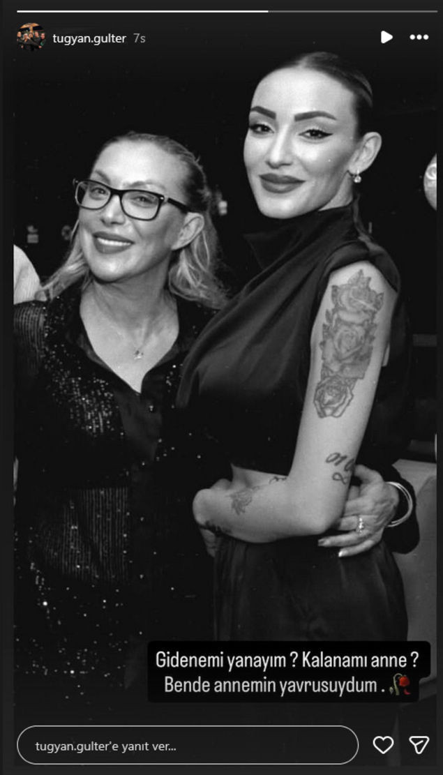 Güllü'nün kızından paylaşım: "Gidene mi yanayım, kalana mı anne?" - Resim : 2