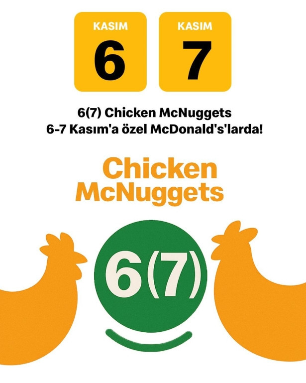 McDonald’s ‘6-7’ akımına özel kampanyasını duyurdu - Resim : 2