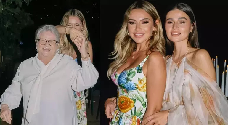 Hadise'den aile pozu
